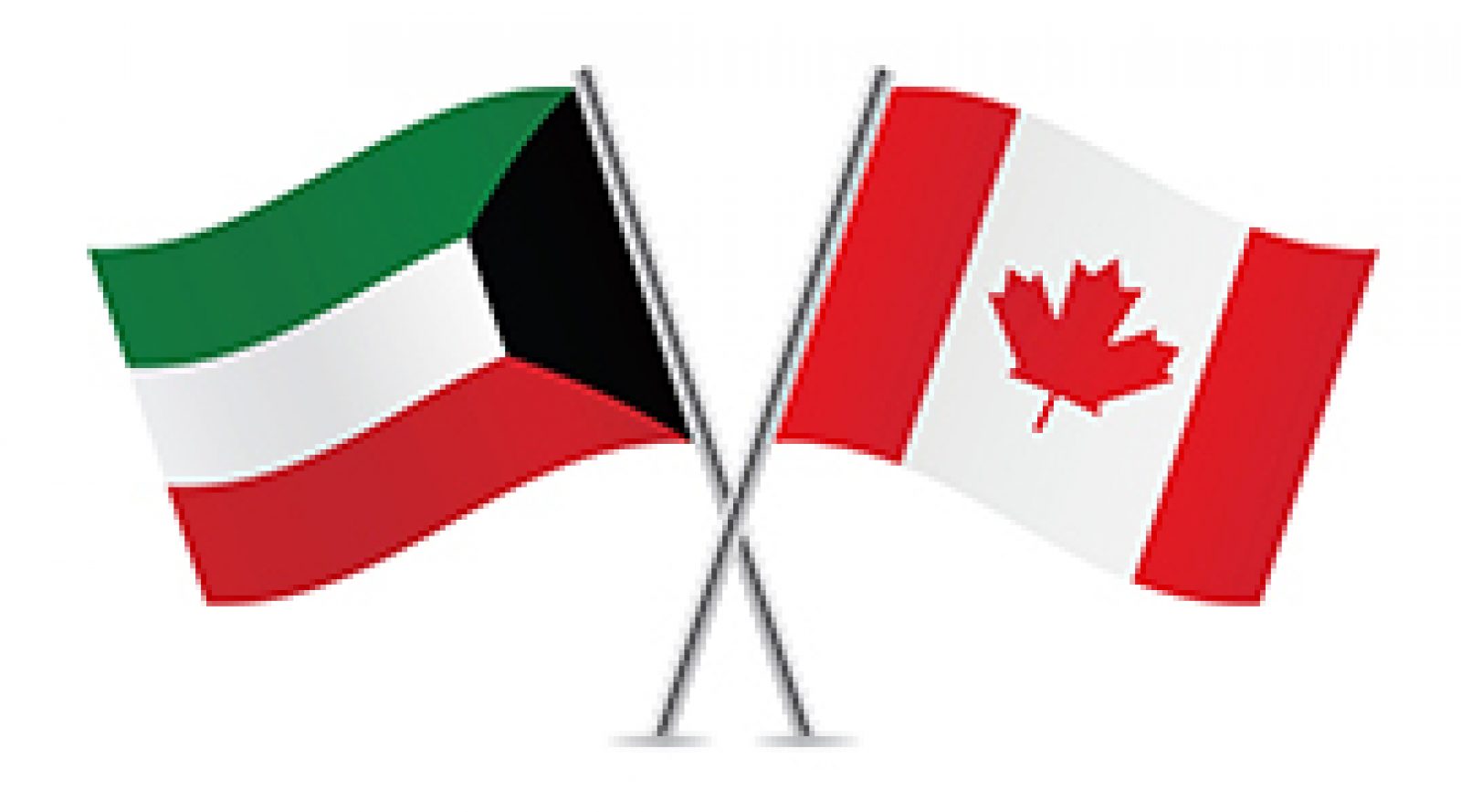Canadian and Kuwait flags