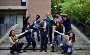 Isaac Garcia-Sitton, Director, International Education and YUELI with YUELI students