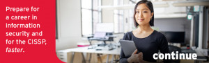 Prepare for a career in information security and for the CISSP, faster.